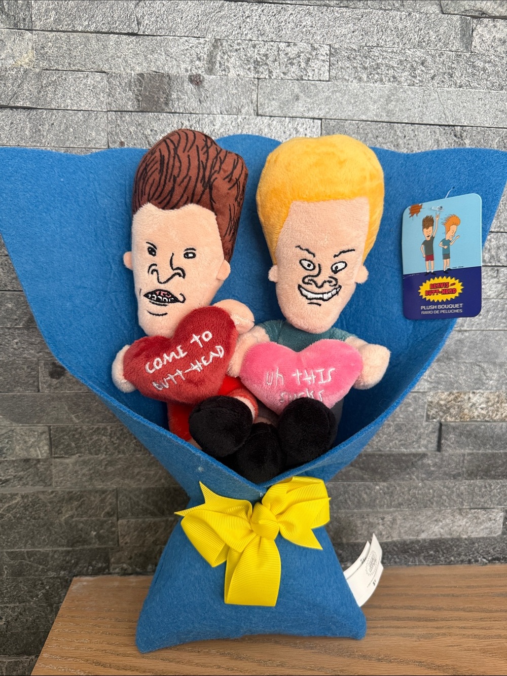 Beavis and Butthead plush bouquet with tag- MTV collectible